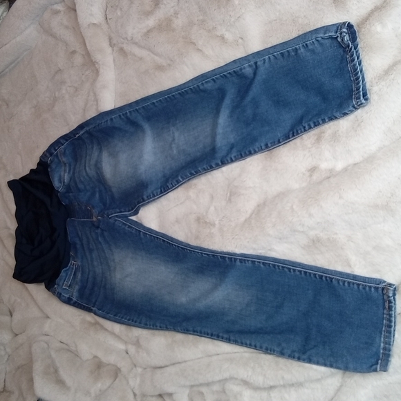 S.O.N.G. Maternity Light Wash Jeans. Sz Medium (8-10) - Picture 2 of 6